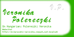 veronika polereczki business card